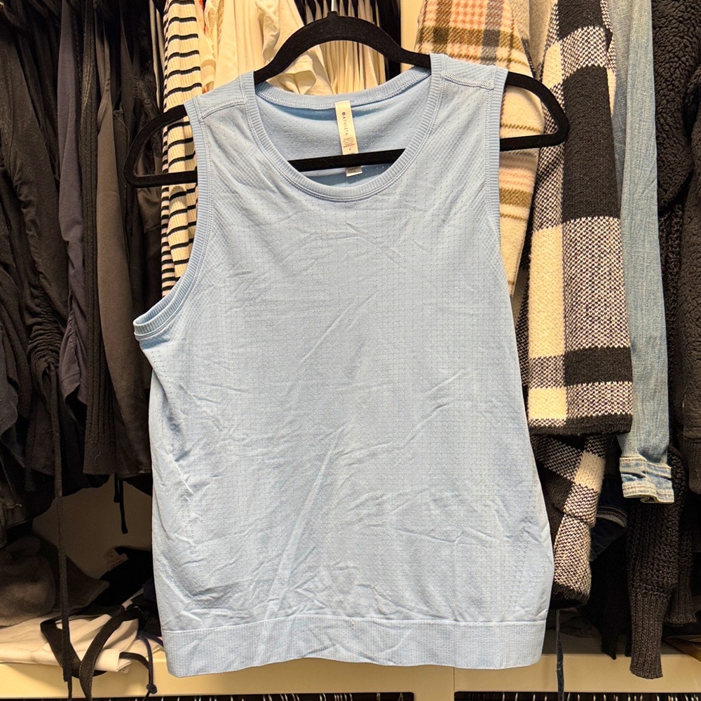 Athleta Sky Blue Muscle Tee